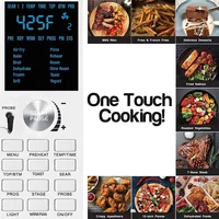 Bravo Air Fryer Toaster Smart Oven, 12-in-1 Countertop Convection, 30-QT XL Capacity, 50°-500°F Temperature Controls 2