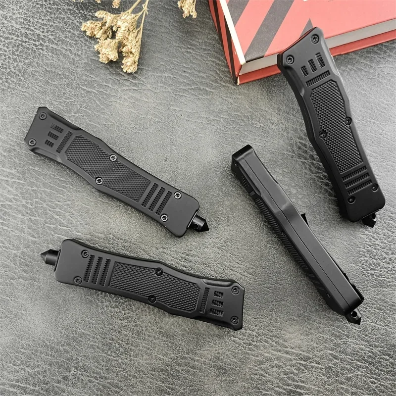 Description Picture 6 of itemHigh Quality Folding Knife 440C Blade Zinc Alloy Handle Pocketknife Outdoor Survival Camping Hiking Fishing Hunting Knives