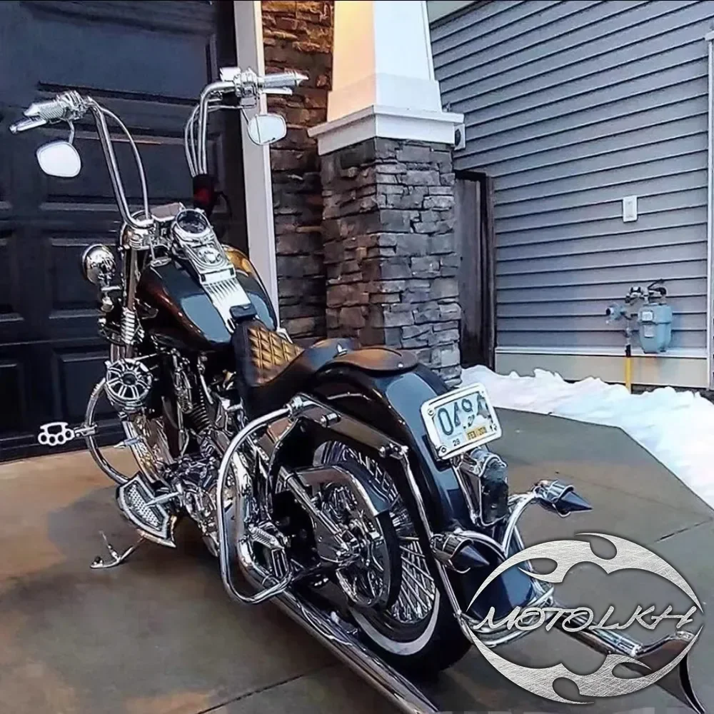 thumbnail image 2 of 00-17 Saddlebag Guard For Harley Heritage Softail Classic FLST FLSTC 2 of 9