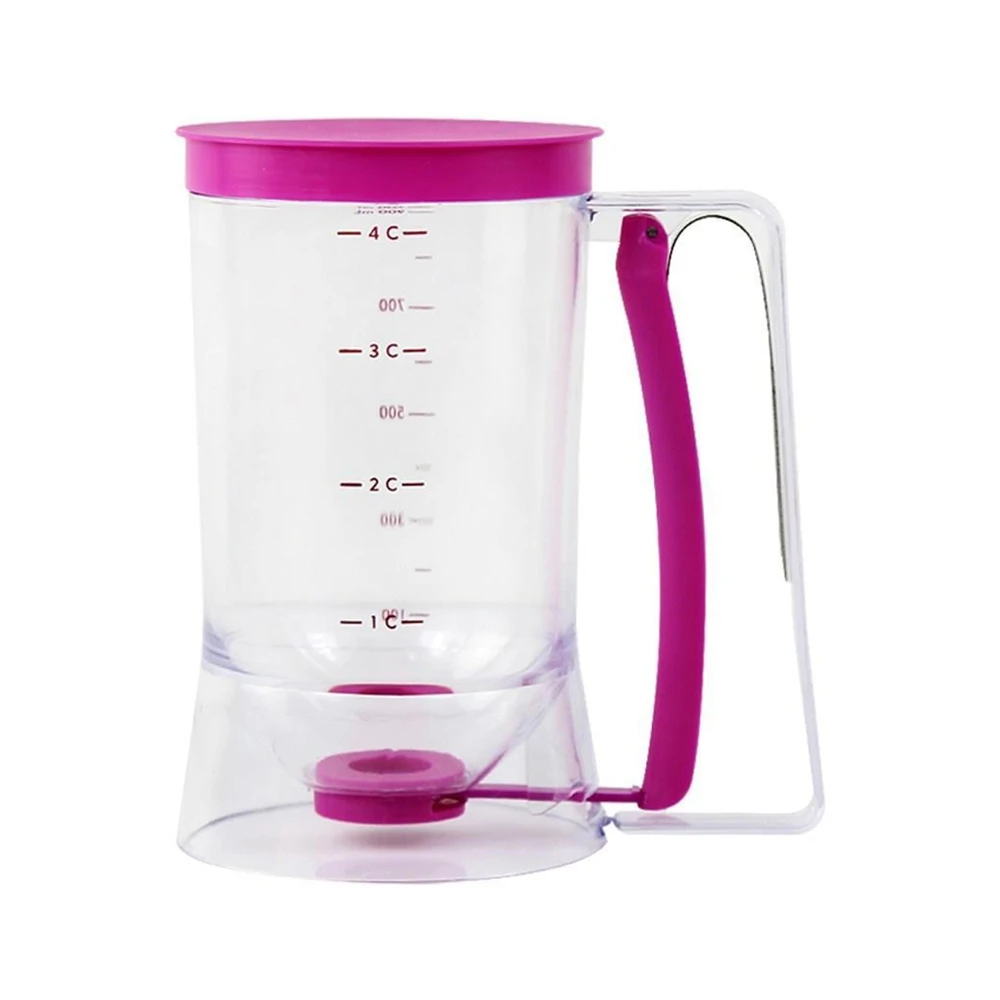 Cupcake Pancake Cake Cream Batter Mix Dispenser Jug Baking Essentials Maker Cooking Tools Dough Funnel Speratator Measuring Cup