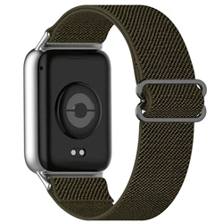 Sports Nylon Elastic Watchband - Durable Replacement Bracelet Wristband Strap for Redmi Watch 5 (Army green)