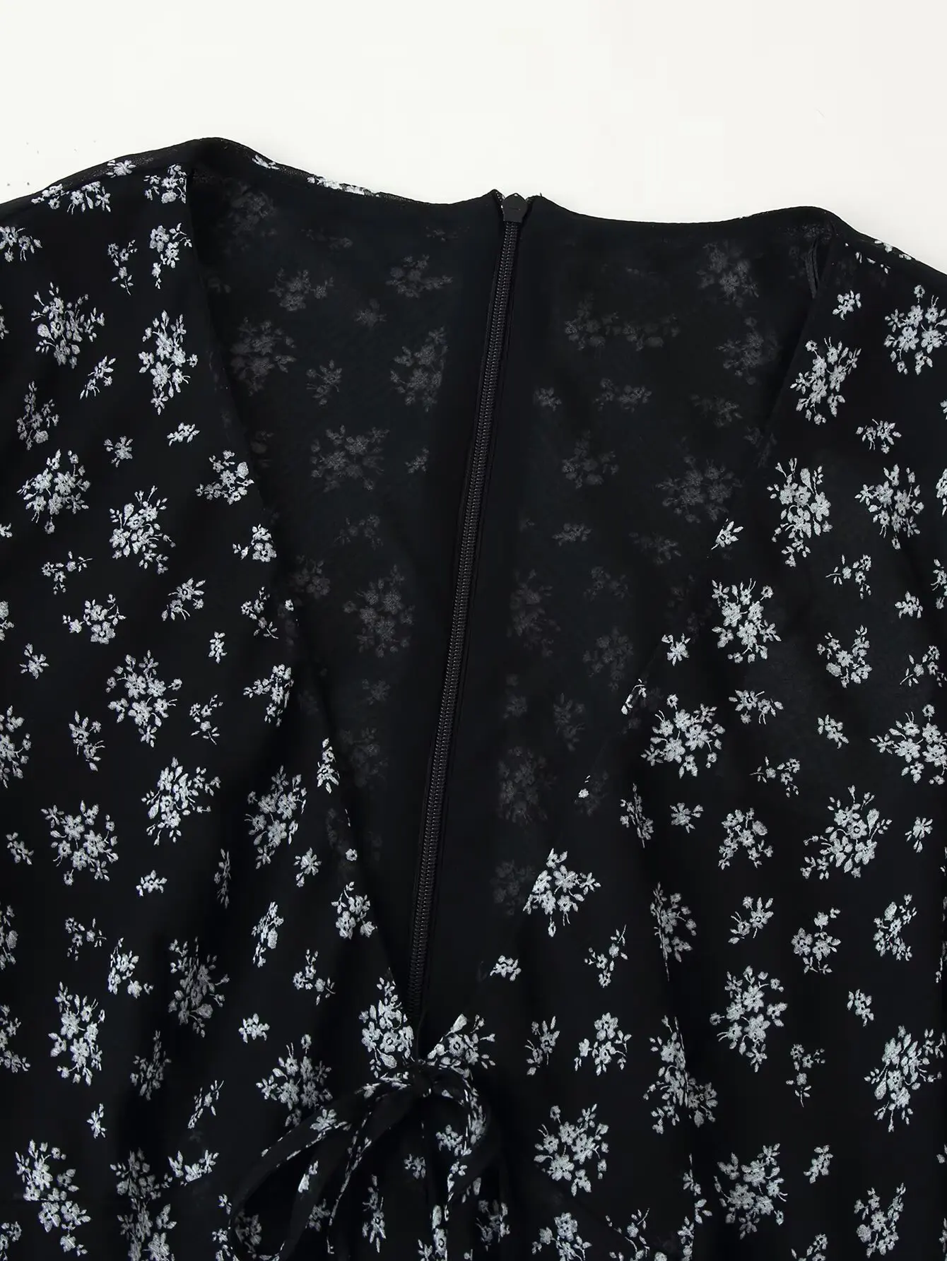 Women French Style Dress Spring Autumn Fashion Sexy V-Neck Long Sleeve Dress Female Print Evening Dress Summer Party Mini Dress