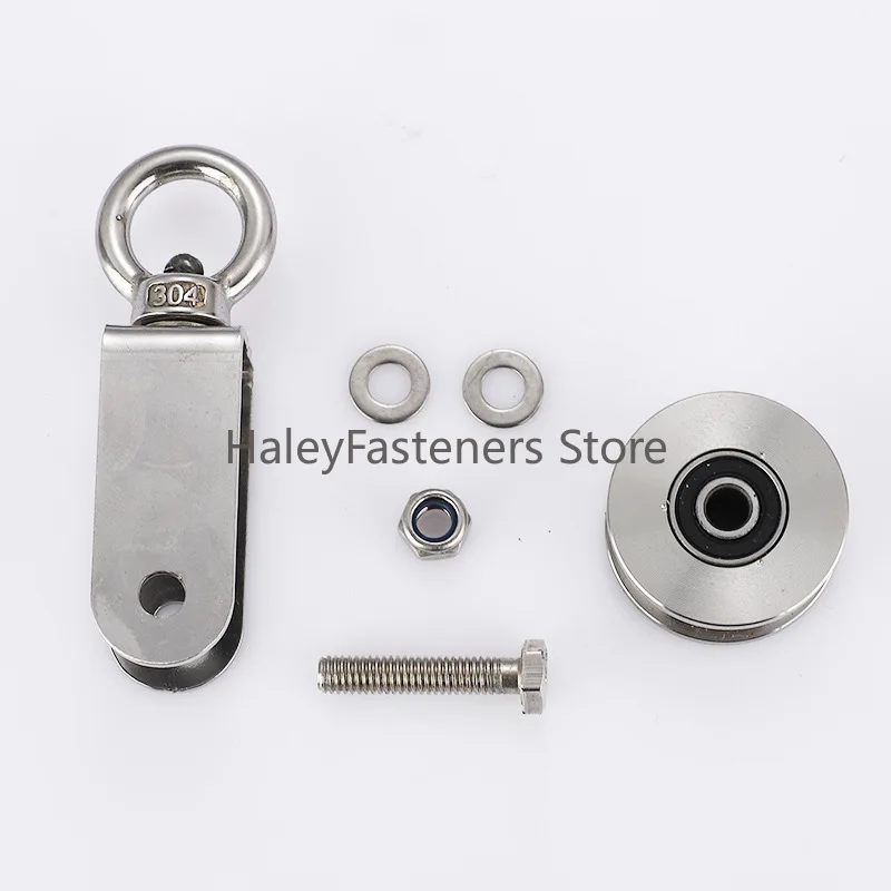 Lifting System Steel Rope Track Pulley Wire Clothesline Wear-resistant Ring Durable Cable Stainless Fitness 6