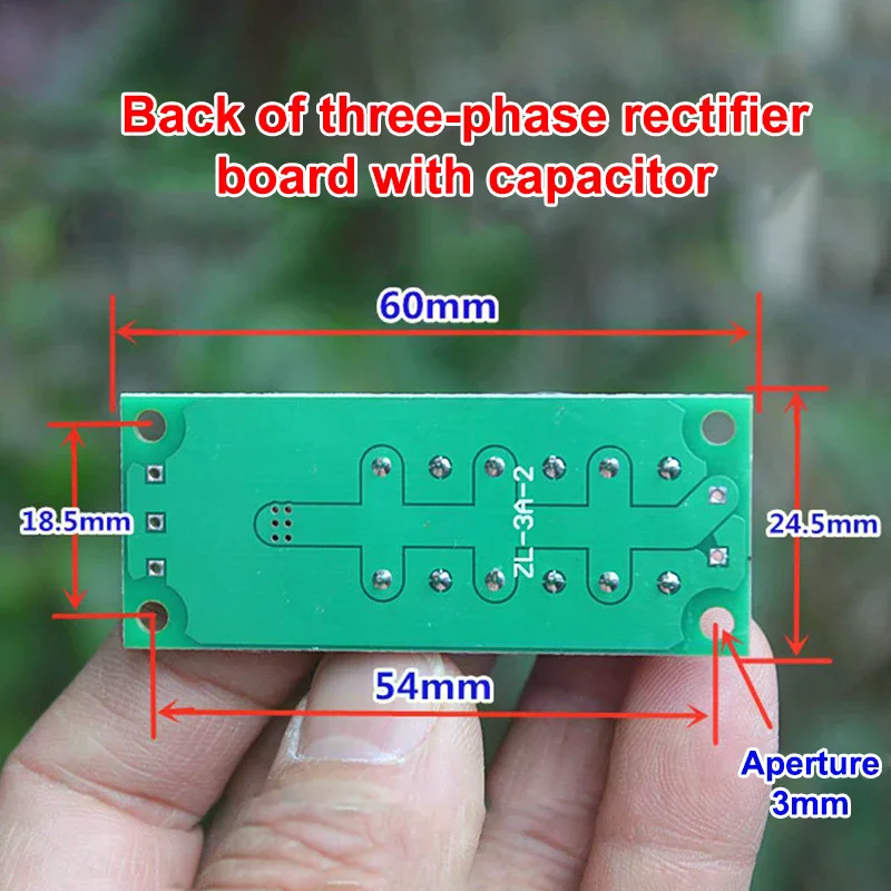 Compact Three-Phase Rectifier Bridge Module with DC Generator Filter