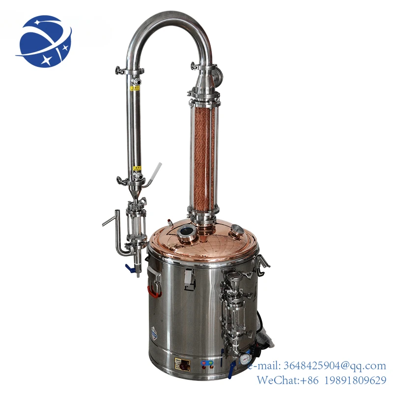 

YYHC commercial chemical lab and home use electric herb essential oil extractor distiller steam distillation equipment for sale