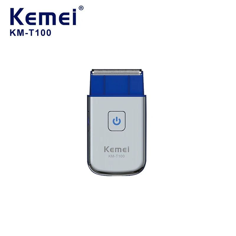Kemei T100 Portable Travel Shaving Machine Men Beard Trimmer Mini Electric Shaver Rechargeable Foil Reciprocating Safety Razor electric shaver,hair trimmer,electric razor,rotary shaver,cordless shaver
