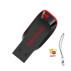 High Speed Red Logo USB Flash Drive - Multiple Storage Capacities - 64 GB (Red logo)