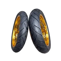 Moto électrique Ultra Bee modifiée avec un jeu de roues Supermoto de 17 pouces, roue avant 110/70R17, roue arrière 140/70R17. 6