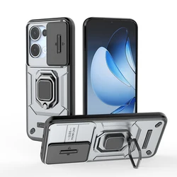Custodia per telefono con supporto magnetico antiurto e anello di protezione