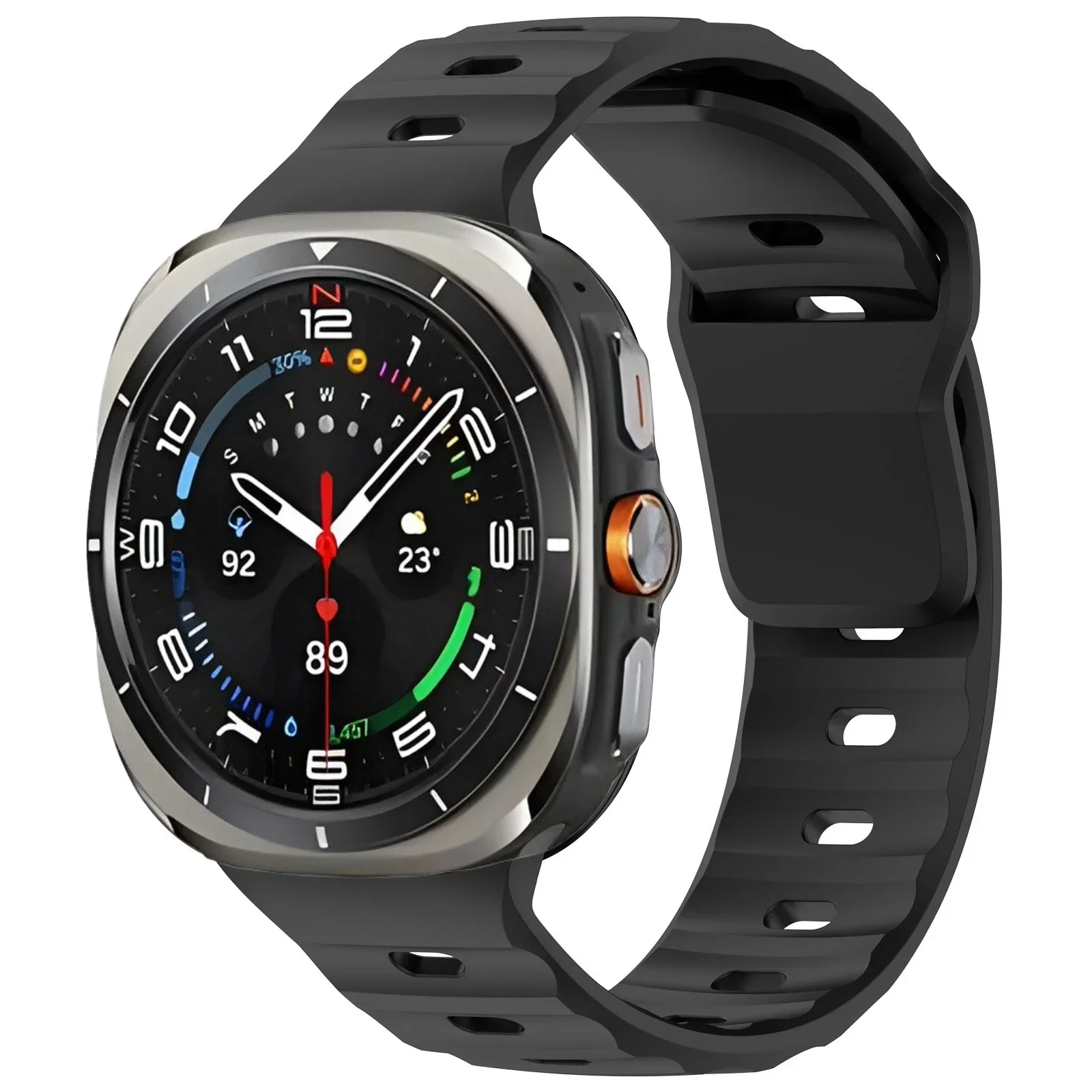 Premium Silicone Sport Strap - Breathable Wristband