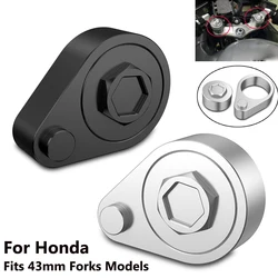 43mm Forks M* For Honda Billet Aluminum Handle Bar Risers VFR800 VTEC 2002+ Fits CBR600 CBR1100XX Handle Bar Riser Mount Clamp