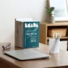 2Pcs Clear Acrylic Bookends L-shaped Desk Organizer Desktop Book Holder School Stationery Office Accessories 5