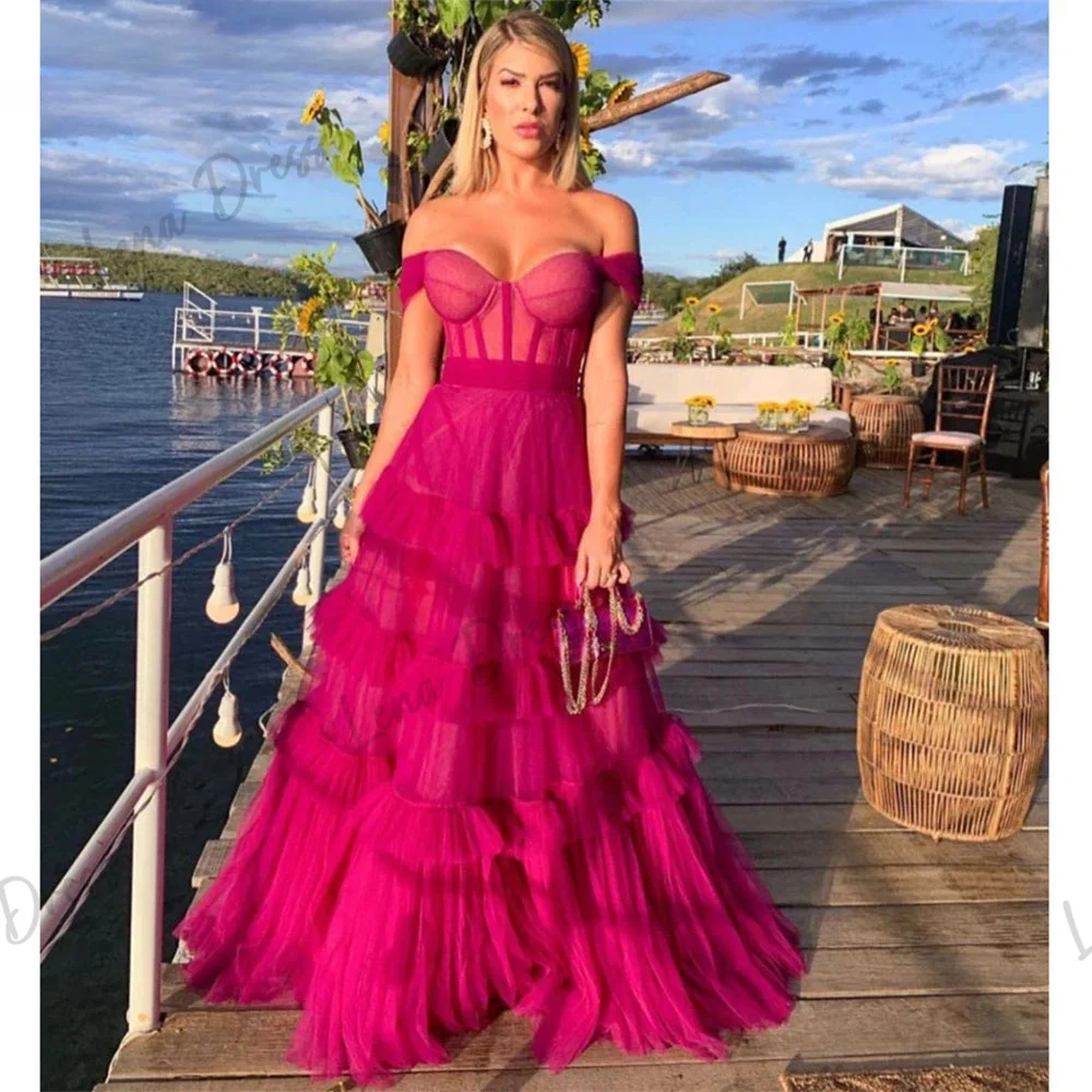 

Lena Bridesmaid Dress Women's Wedding Party Evening Dress Elegant Robe Luxury Long Formal Dress Suitable for Graduation