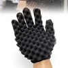pcs Hair Sponge Set With Curl Sponge Glove, Afro Hair Sponge Barber Brush, Metal Hair Pick And Hair Twist Comb 4
