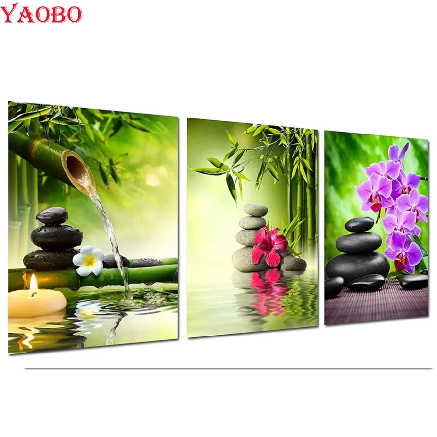 Zen Style Diamond Painting Full Kit 5d Diy Diamond Embroidery Still