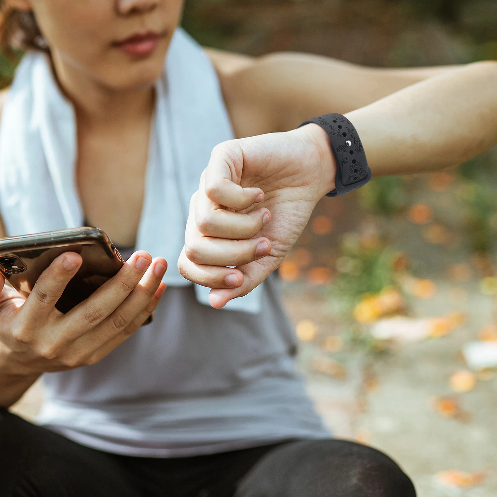 Рисунок 6 - Ремешок силиконовый для Garmin Vivoactive5/3/3