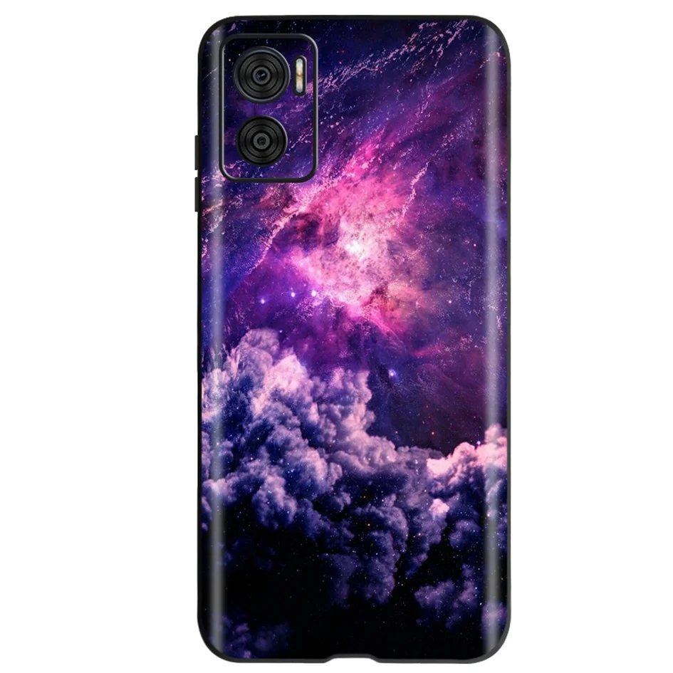 Elegant Flower Butterfly Soft Phone Case for Motorola Moto E Series