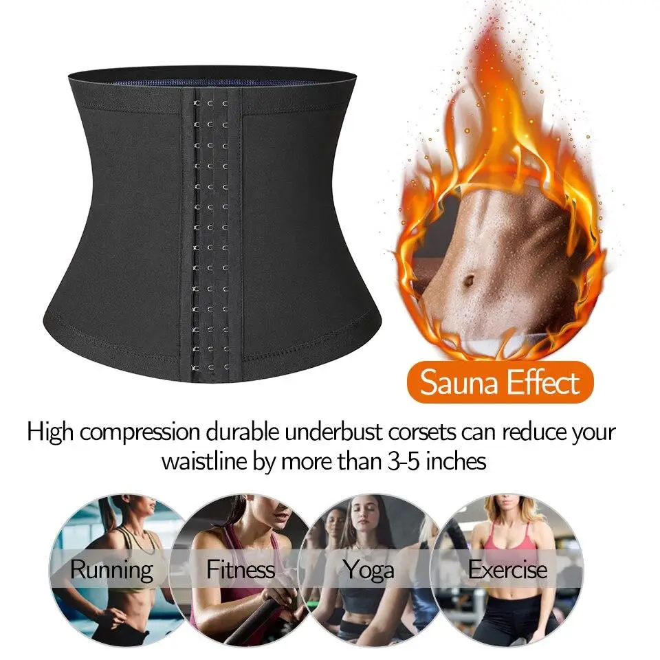 Sweat Shapewear Waist Trimmer for Women Waist Trainer Sauna Belt