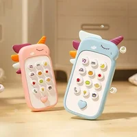 Learning machine Children's Toy Chewable Educational Early Education Baby Multi-Functional Music Phone Story Machine Toy 1