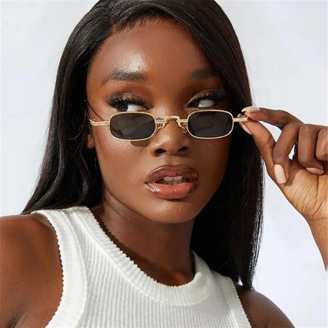 Fashion Small Frame Sunglasses for Women Men Vintage Black Rectangle Sun  Glasses Female Luxury Brand Designer Eyewear Gafas - AliExpress