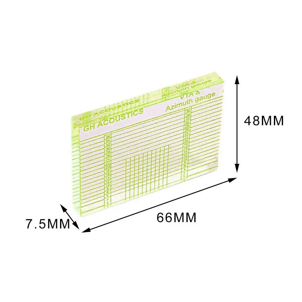 Precision Adjustment Ruler for Vinyl Record Tonearms and Cartridges