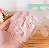 One Bag New Disposable Transparent PE Gloves Food Grade Sanitary Gloves One Colorful Bag With 90-100 PCS S1414 5
