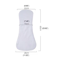 1PC Adult Diaper Insert Bamboo Charcoal Microfiber High Absorb Washable Diapers Liner Reusable Nappies for Elderly incontinence 2
