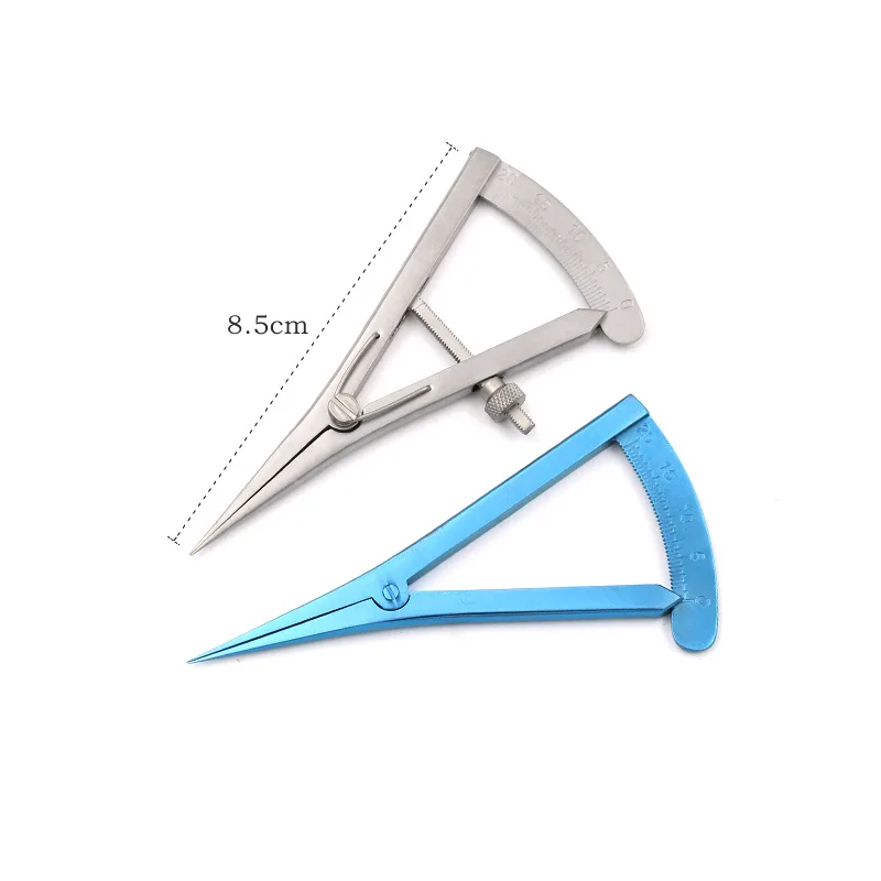 Castroviejo Calipers Braunstein Fixed Caliper Eyelid Calipers Forceps Scissors Needle Holders Speculums Sapphire Knives ophthalmic microsurgical scissors ophthalmic surgical instruments