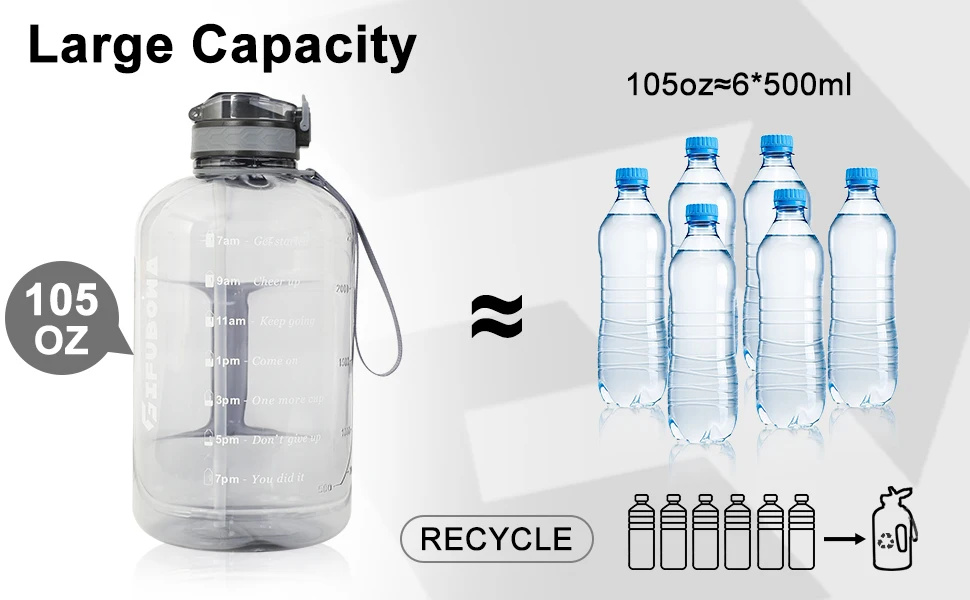 Description Picture 4 of item3L Large Capacity Sports Water Bottle Outdoor Fitness Kettle Plastic Water Drinking Cup Students Portable Gym Big Jug