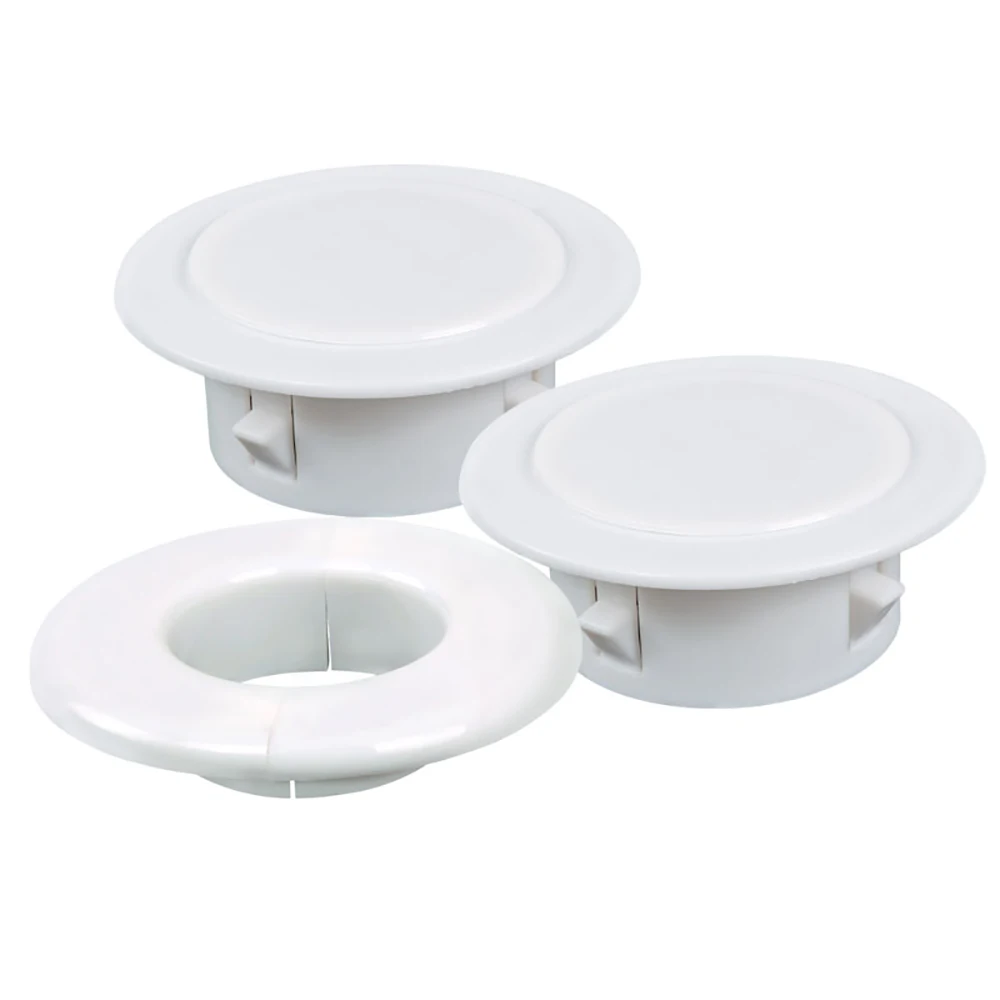 Klimaanlagen Lochabdeckung 100mm Weiß - Abdeckung Für Wanddurchführung