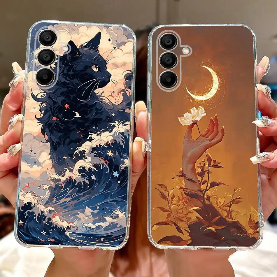 Cool Dragon Tiger Painting Soft Silicone TPU Phone Case