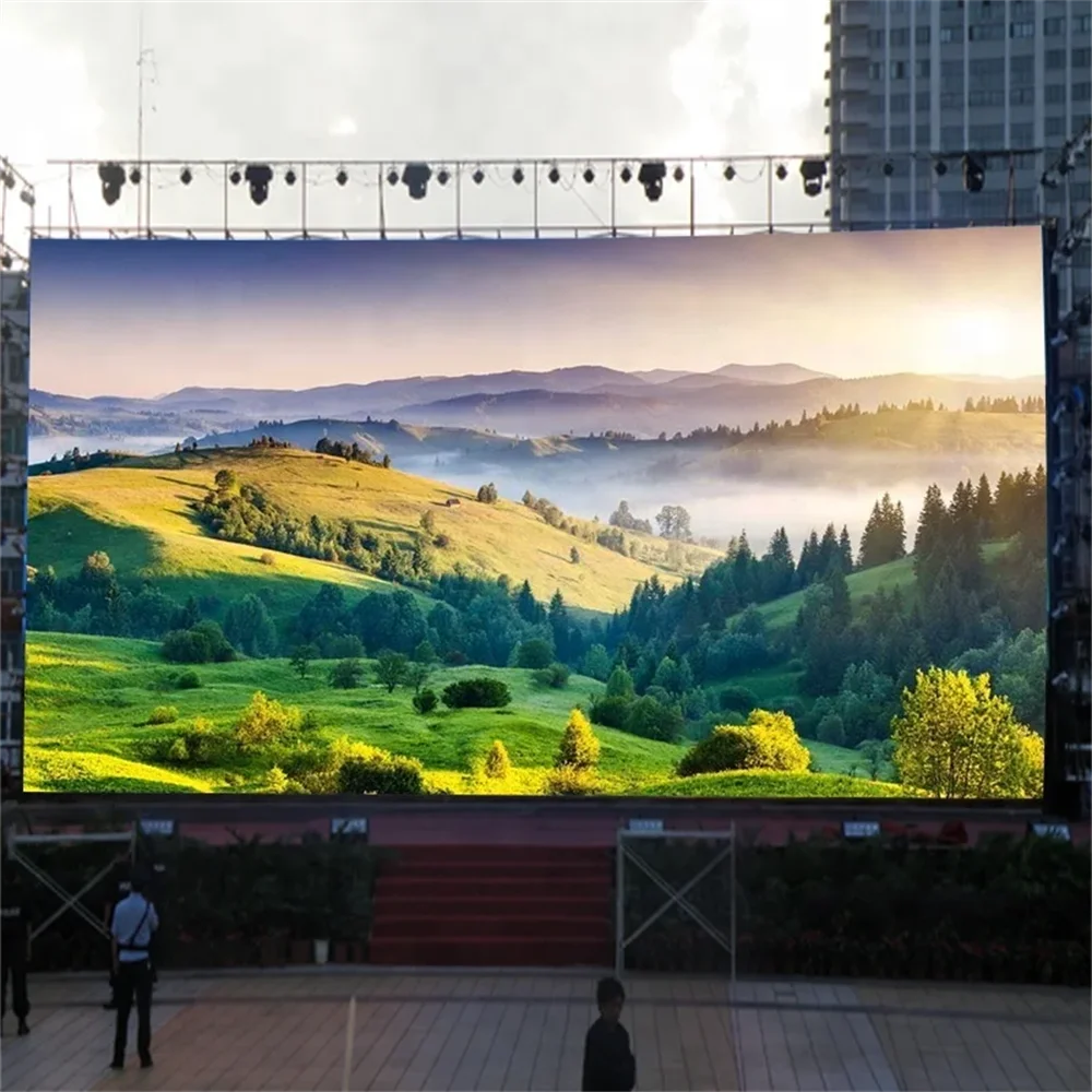 RGB LED 패널, 야외 P6 풀 컬러 LED 매트릭스 스크린 TV, 96x96 픽셀, P2 P3 P4 P5 P8 P10 LED 사인, 576x576mm 크기, 무료 배송