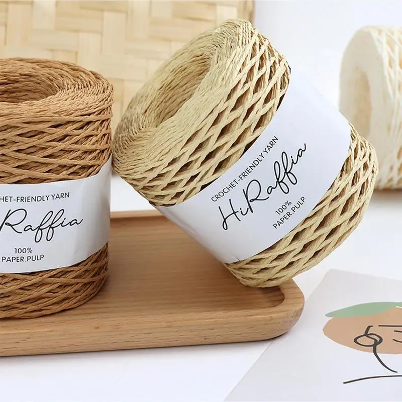 Raffia Paper Ribbon 150 Meters Decoration Wedding Rope Ribbon String for  Natural Paper Twine Gift Party Packing Craft Wrapping - AliExpress