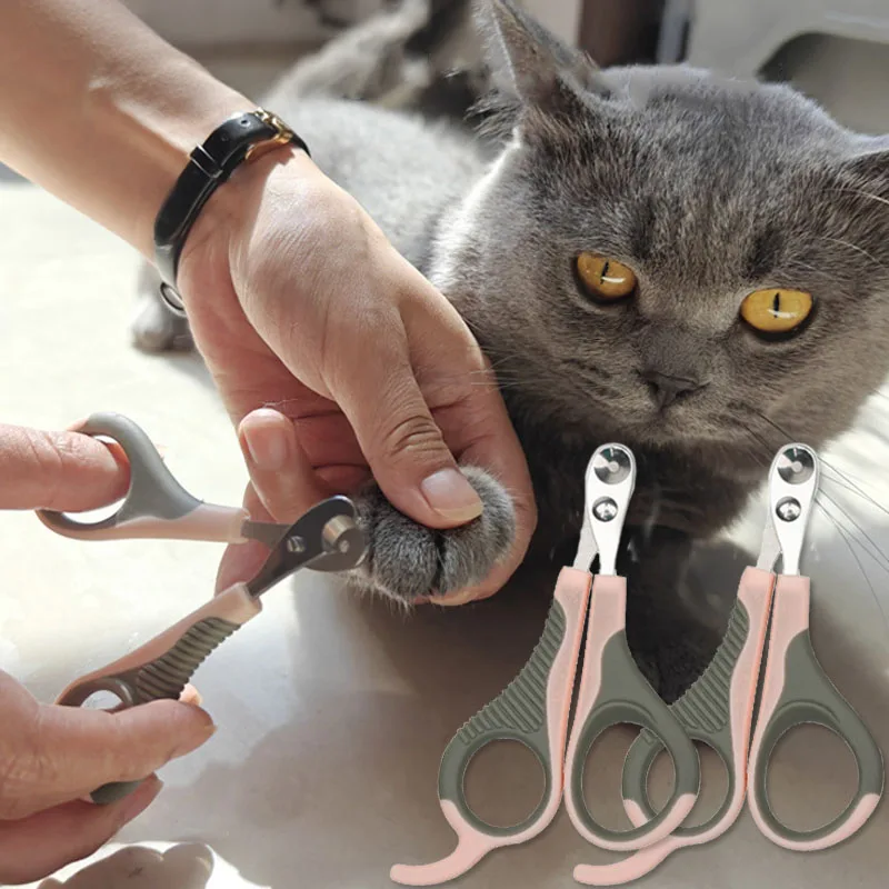 Cat Nail Clippers Pet Clippers Dog Grooming Cleaning Pet Nail Cat Elbow Clipper Dog Beauty Scissors Supplies