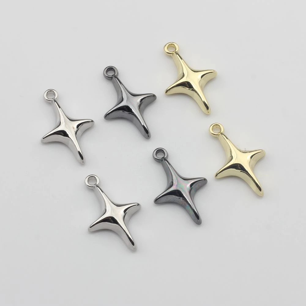 Zinc Alloy Jewelry Making Finding Accessories Star Charms Jewelry
