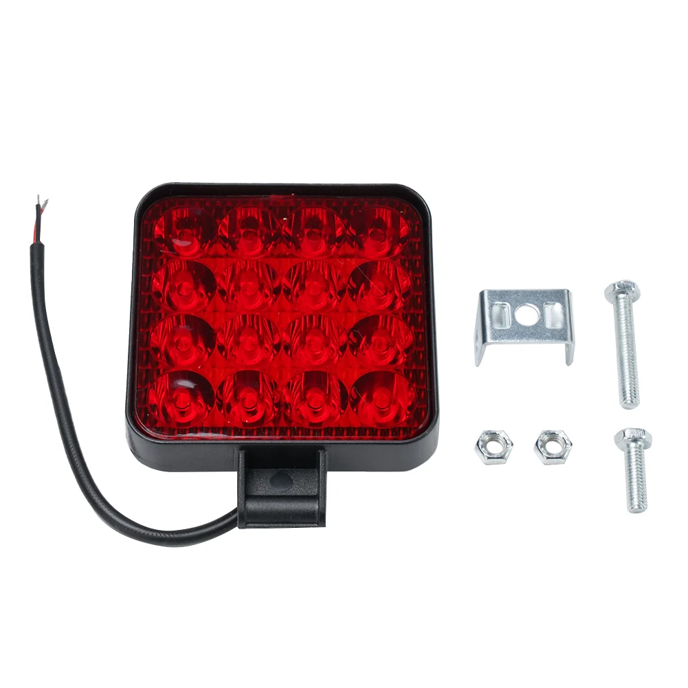 

Spotlight Working Light 1200LM 12v 24v 1PCS 48w 16LED Accessories Truck Off Road Tractor Waterproof Replacement