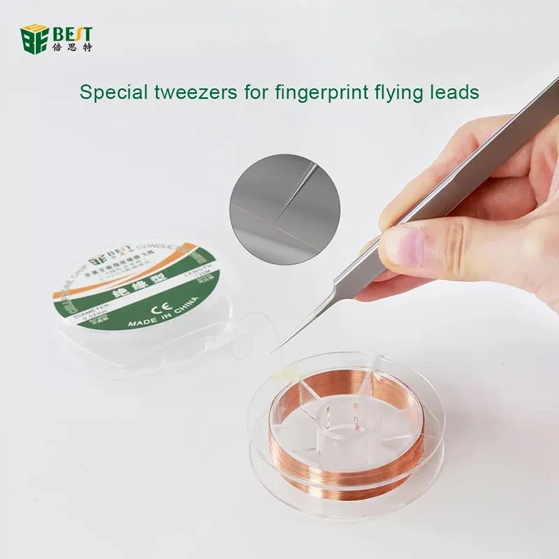 BST BST-18 BST-19 초정밀 핀셋 플라이 와이어 클램핑, 미세 팁 슈퍼 날카로운 바늘, BGA 마더보드 용접 겸자