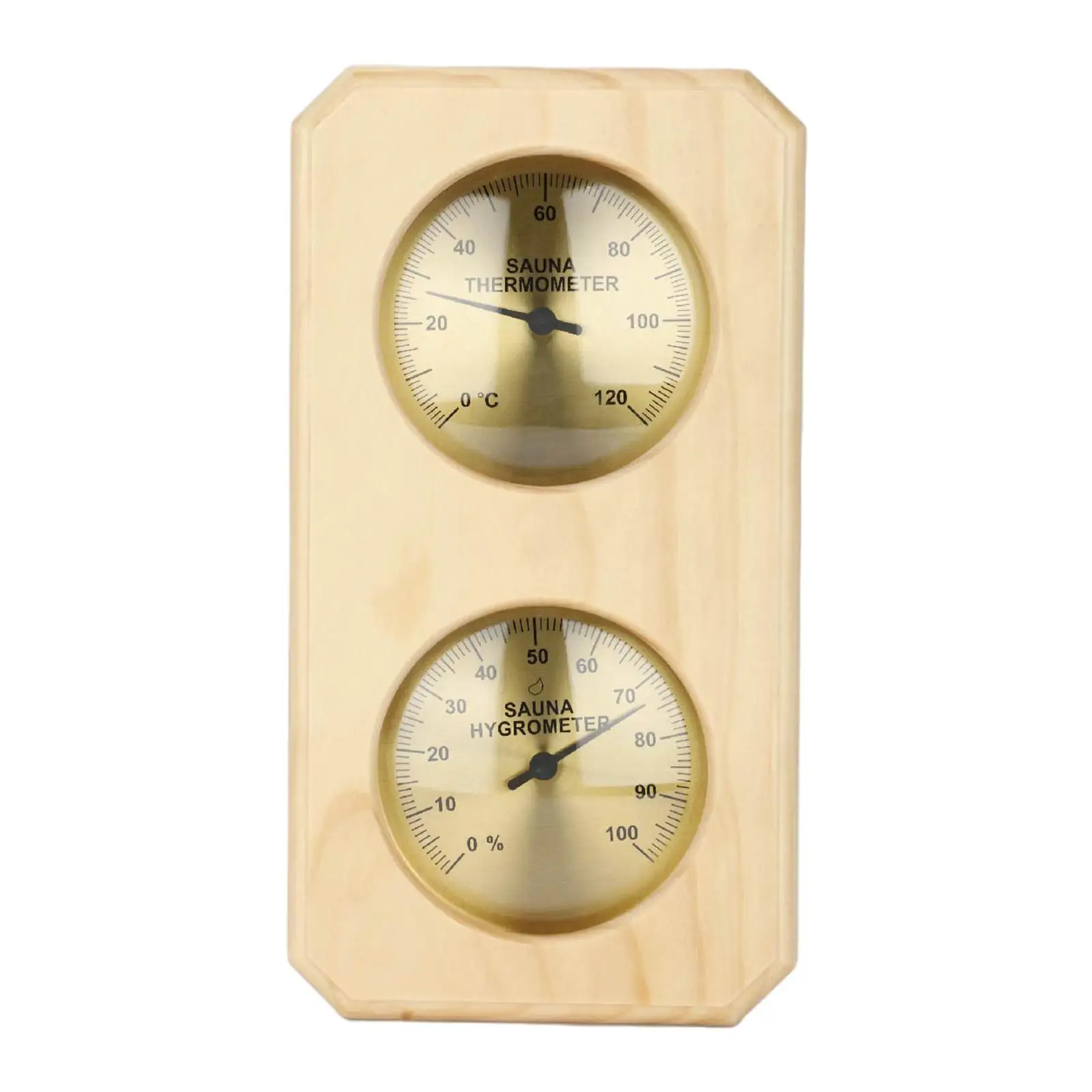 Bimetallic Wooden Sauna Sweat Room Wall Mounted Temperature And Humidity Meter Household Indoor Baby Room Temperature 6