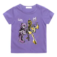 Murder Drones N and Uzi T-shirts Fashion Boys Girls Cotton Hot Anime Tees Teen Children Short Sleeve Clothes Cool Kids Tshirts 2