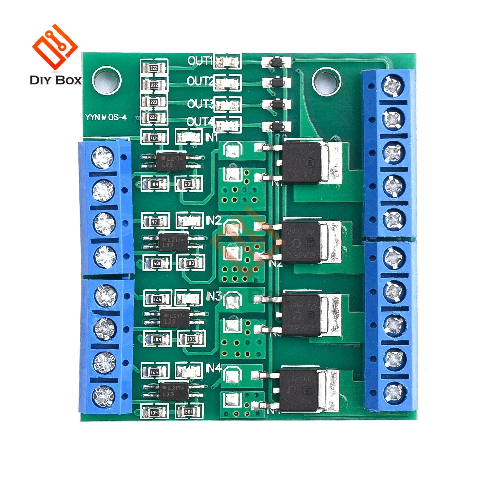 4 Moduli Interruttore Elettronico F5305S - Controllo DC 3-24V A 5-36V Per Motori E Luci