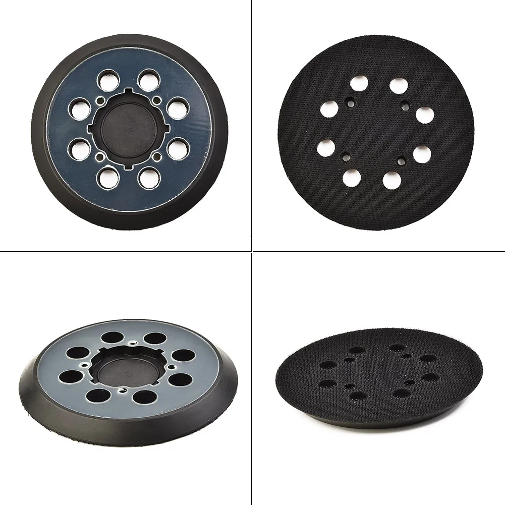 Backing Plate for Polisher Car Polish Pad 1/10PCS Backing Pad 5 Inch Backing Pads 8-Hole For DCW210B For DWE6423 Sander DWE6423/6423K Sander Pad