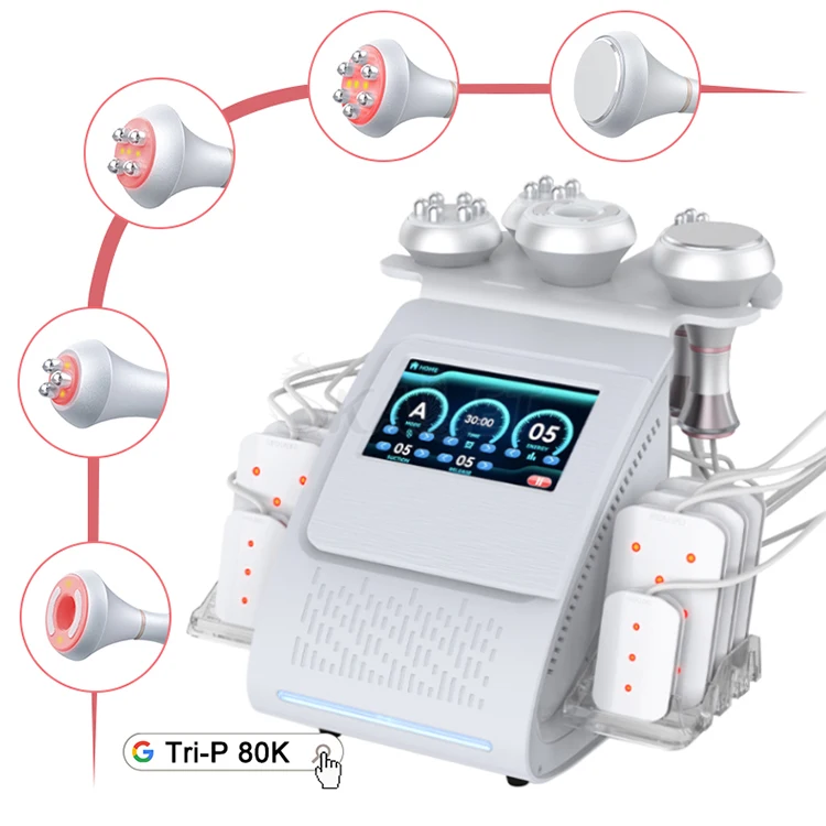 

80K Cavitation RF Vacuum Machine Body Slimming Skin Tightening Facial Beauty