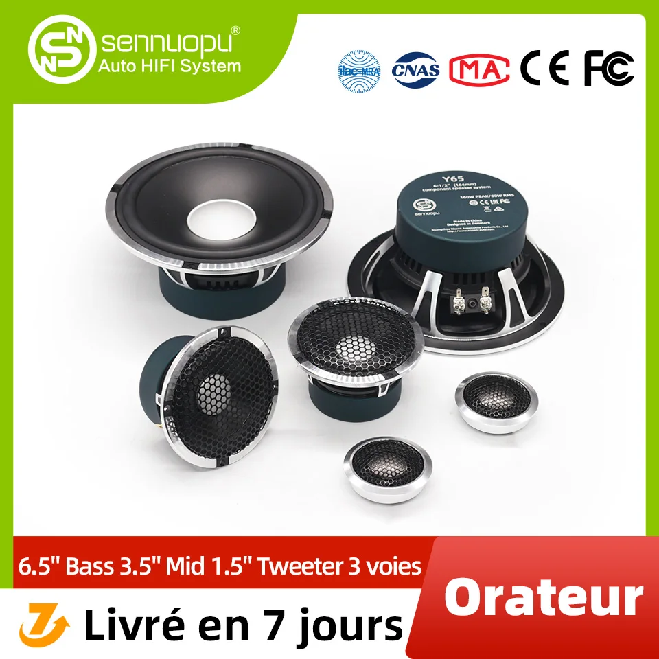 Sennuopu SK-8 6 Pouces Automobile Twitter Voiture Hifi Haut-Parleur  Ensemble Bass Tweeters Haut-Parleur Son Actif Subwoofer dans la Voiture 16  Cm - AliExpress