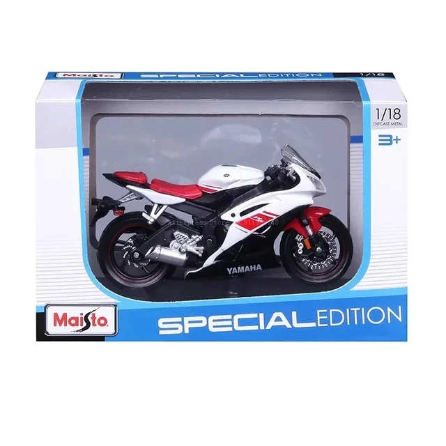 1:18 Scale Yamaha R6 Alloy Scooter Sport Bike Figurines Diecasts Kids Toy Motorcycle Racing Model Replicas Collect Gift for Boys 6 1:18 Scale Yamaha R6 Alloy Scooter Sport Bike Figurines Diecasts Kids Toy Motorcycle Racing Model Replicas Collect Gift for Boys 6