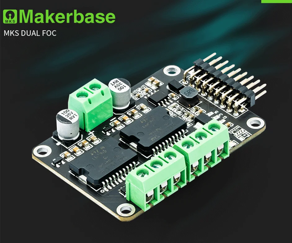 Simples Foc Escudo Mks Duplo Foc V3.1 Bldc Servo Motor Controlador 3