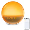 Simulation of Sunrise and Sunset Nature Wake Up Light LED Electronic Alarm Clock Light Bedside Lamp Sleep Timer Light Home Decor 1