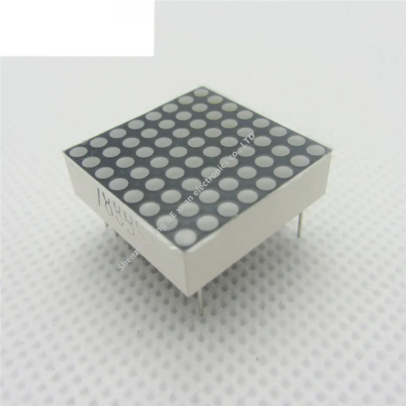 

10 pcs 8x8 8*8 Mini Dot Matrix DIY Display Red Common Anode Digital Tube 16-pin 20mmx20mm 1.9mm DIY Electronic LED For Arduino