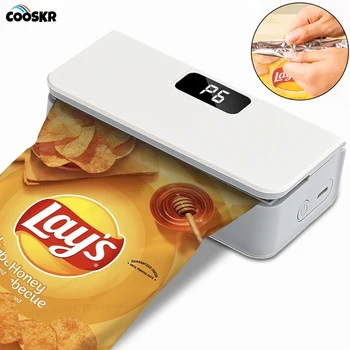 Plastic Bags Sealer Mini Handheld Heat Bag Sealing Machine Heat Bag Sealer Food Packaging Sealing Machine Portable Bags Sealer 1