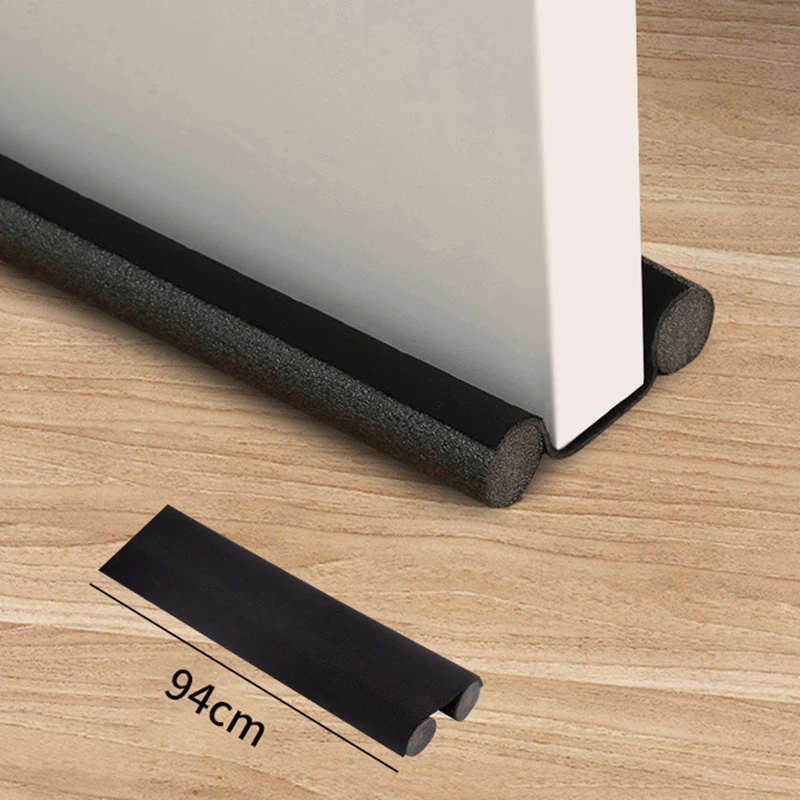 Flexible Under Door Draft Stopper - Thicker Anti-Cold Weather Seal Strip