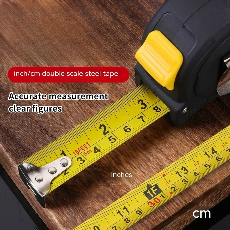 Tape Measure Measuring Tape 3M/5M/7.5M/10M Metric and Inche retractable Thickened wear-resistant steel Household measuring tools